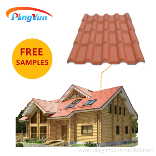 Villa Spanish Style Synthetic Resin Roof Tile